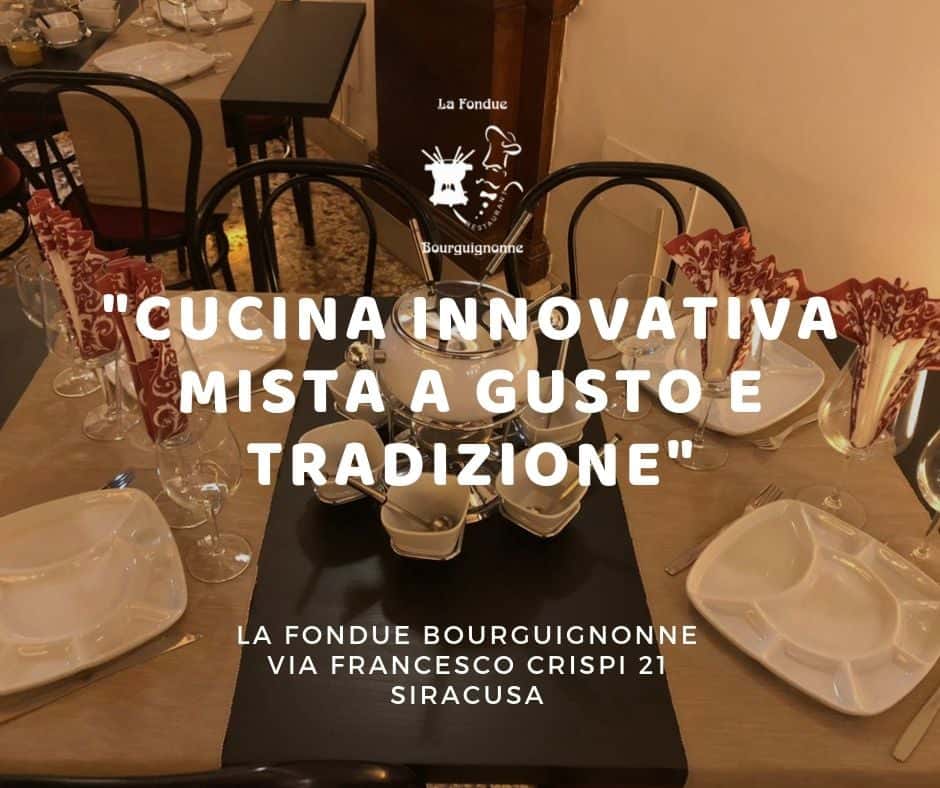 LA FONDUE BOURGUIGNONNE - Ristorante a Siracusa